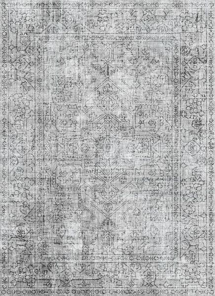 Dial A RugJarvis Abstract Centre Medallion Grey