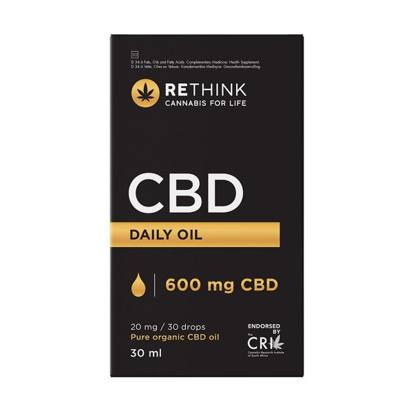 Rethink CBD Daily Oil 600mg 30ml