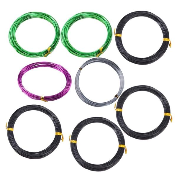 Garden Multi-Colour Aluminium Bonsai Training Wire 8 piece (5m) - Special