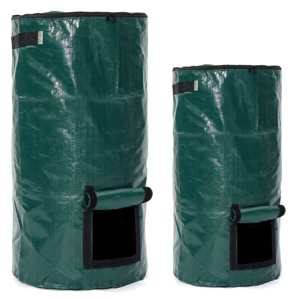 Heartdeco Reusable Garden Organic Ferment Compost Bag - Pack of 2