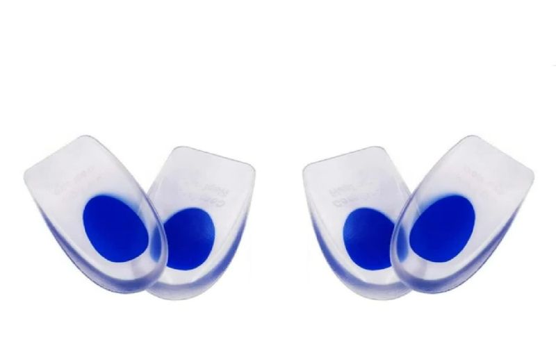 2 Pairs Silicone Gel Heel Cushion Insoles