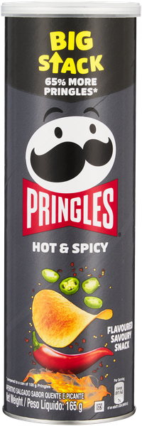 Pringles Hot &amp; Spicy 165g