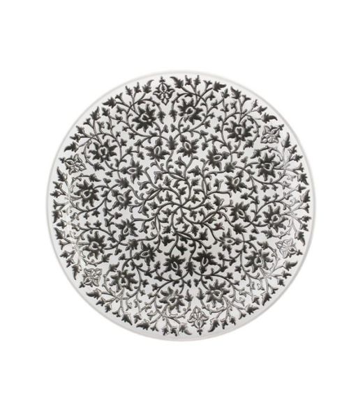 Irena Plate Shiraz 35cm Pearl &amp; Grey