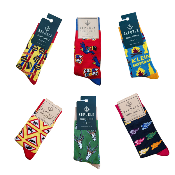 Republk - Local Legends Sokkie Socks 6 Pack