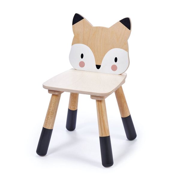 Tender Leaf Wooden Forest Fox Chair