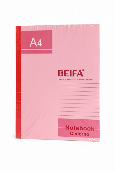 A4 Notebook Pink Hardcover With 80 Sheets -10 x Notebooks