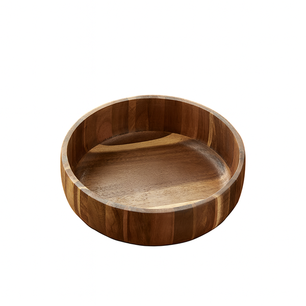 Premium Natural Wooden Bowl 22cm - Brown