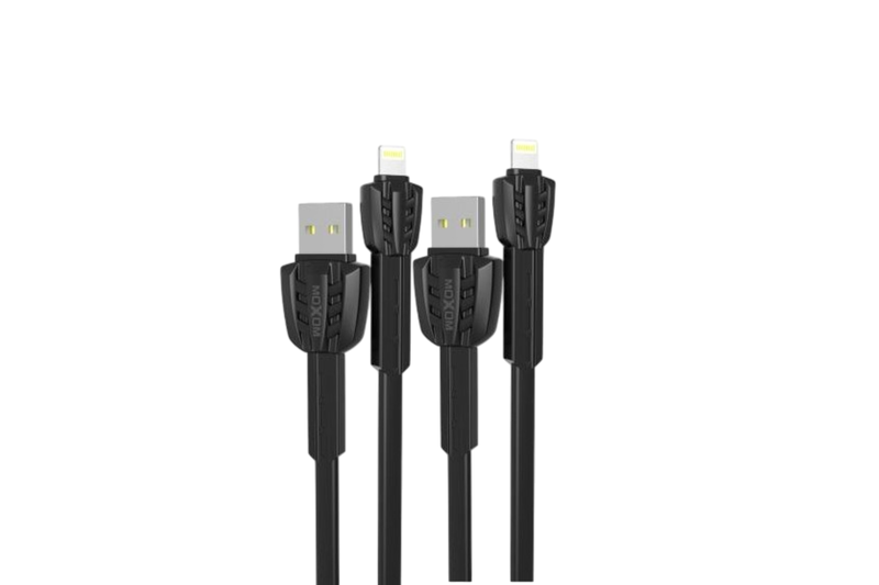 MOXOM MX-CB26 Lightning High Speed Raptor USB Cable- Pack of 2