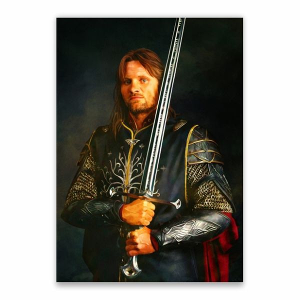 Aragorn Portrait Poster - A1