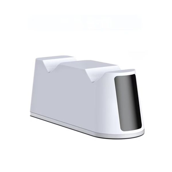 Controller charging station Compatible with PS5, 7 lighting effects, white