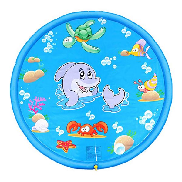 Inflatable Outdoor Water Spray Mat Splash Splash-Proof PVC Lawn Play Mat