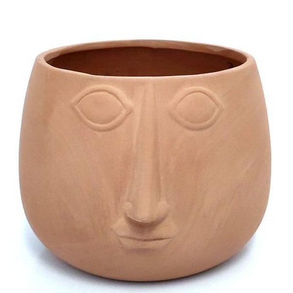 PH Garden - Large Round Head Pot Cover Terracotta 18.6d x H13.5cm
