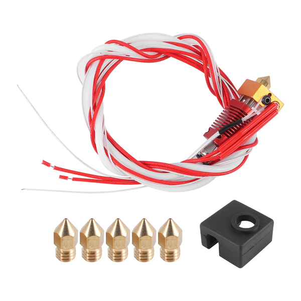 3D Printer Extruder Assembled Mk8 Hot End Kit For Ender 3 / Ender 3 Pro Wit