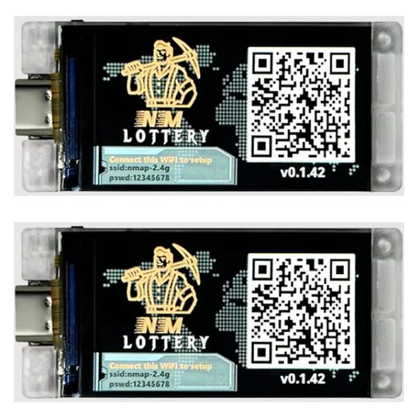 Nerd Miner V2 ESP32 Crypto Solo Lottery 117KH/S Master T190 Win BTC
