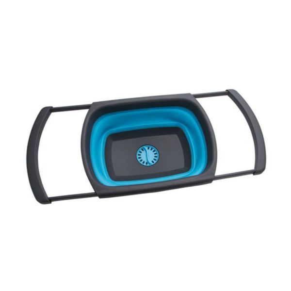 Foldable Silicone Outdoor Sink - Blue