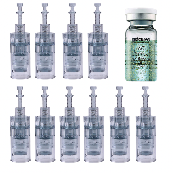 Dr Pen Ultima M8 (Round Nano Needles) &amp; Stayve AC Stem Cell Gold Ampoule