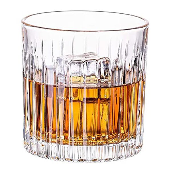 Whiskey Glass Premium Crystal Double Old Fashioned Glasses 225ml Set Of 12