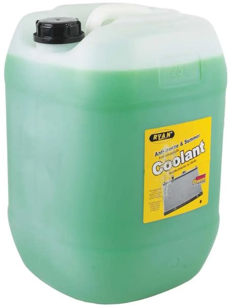 Ryan Anti Freeze and Summer Coolant - 25 Litre (Green)