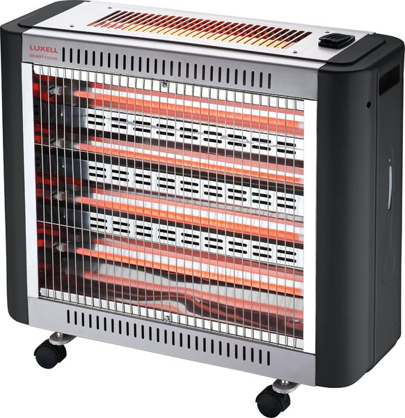 LUXELL - 6 Bar Heater with Humidifier &amp; Thermostat - Powerful - LX-2000J