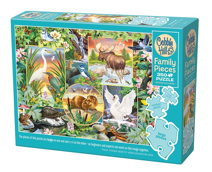 Cobble Hill River Magic 350 Piece Family Puzzle