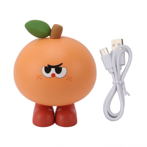 Fruit - Shaped Silicone Nightlight (USB - C, Orange, 3 - Level)