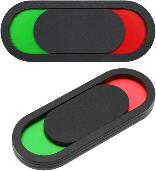 A Set Of 2 Sliding Signboards, Black, Red, Green, Oval, 10x4cm