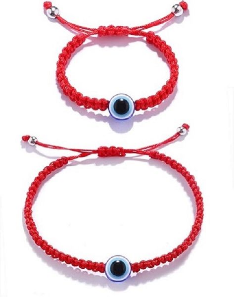 Evil Eye Bracelet Adjustable Lucky Red String Kabbalah Protection Bracelet