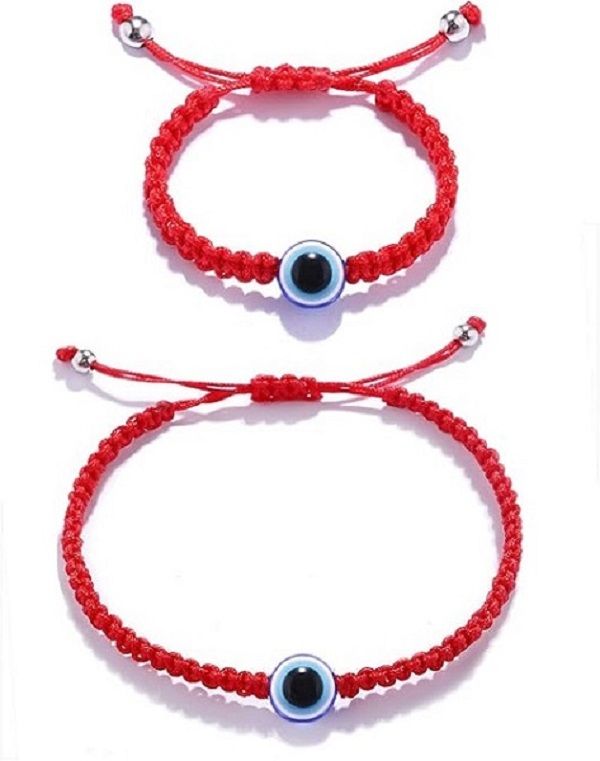 Evil Eye Bracelet Adjustable Lucky Red String Kabbalah Protection Bracelet