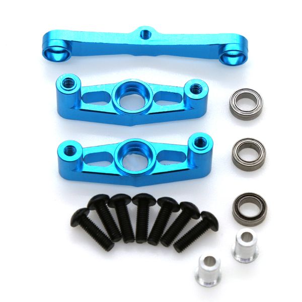 Metal Steering Assembly With Bearing For Tamiya Tt02 Tt-02 1/10 Rc