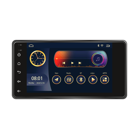 2GB+32GB Carplay 7inch 1 Din Android Auto Radio GPS Universal Car