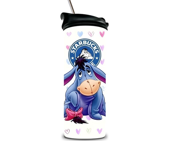 Eeyore Double Wall Stainless Steel 20oz Tumbler. Water Bottle