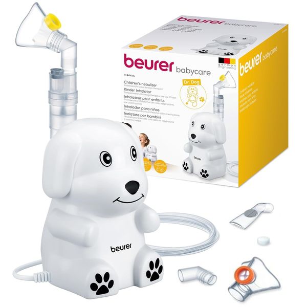 Beurer Nebuliser IH 24 KIDS Dr Dog Nebulizer for Children, Babies 6 Months+