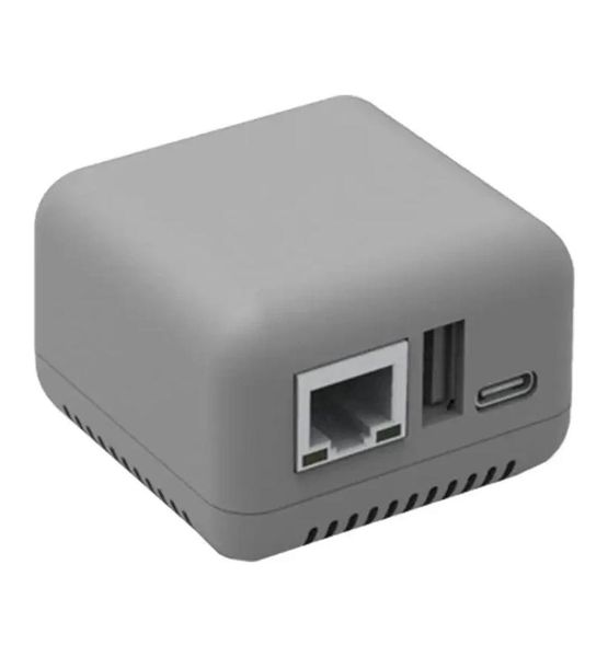 PTech USB2.0 Wireless Network Print Server with Type-C Power Supply