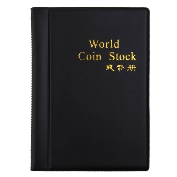 Home Office Stationary Grid 120 Pocket Coin Holder Storage Album 15cm