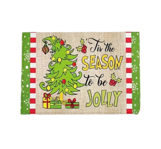 Christmas Mat - Tis The Season To Be Jolly