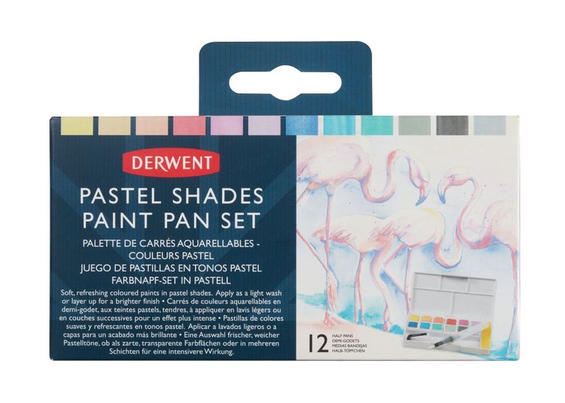 Derwent Pastel shades paint pan set