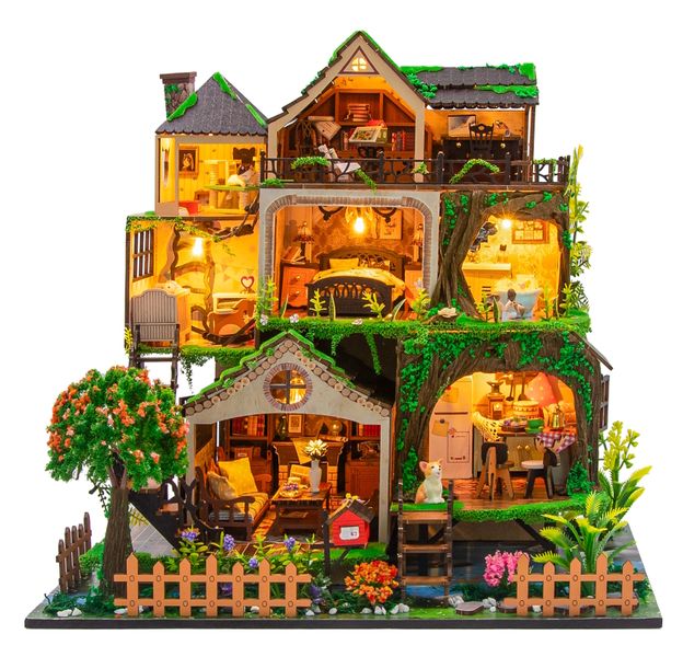 Pocohouze Fairy Tale Forest DIY Miniature House Kit (30cm Tall)