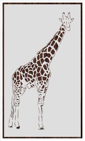 Stencil of Giraffe