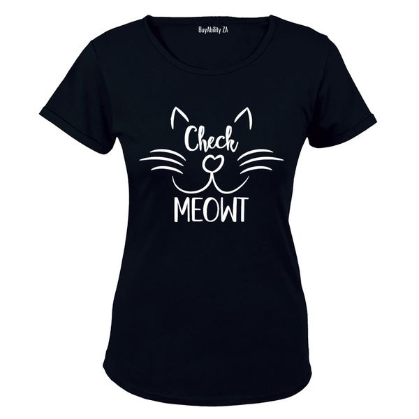 Check Meowt - Ladies - T-Shirt