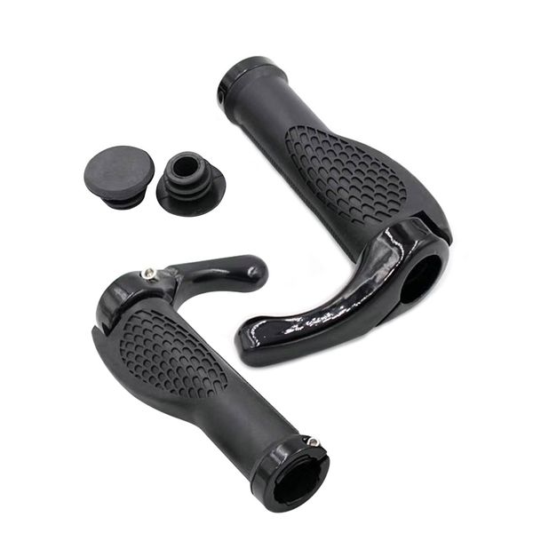 Handlebar Grips Mountain Bike Grips Bar End Lock-on Ergonomic Anti-Slip