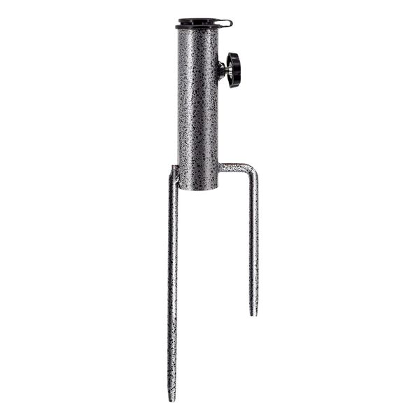 Tool Heavy Duty Metal Umbrella Ground Spike Stand Holder - 35cm