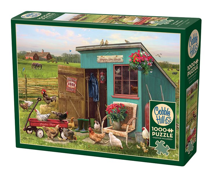 Cobble Hill The Happy Hen House 1000 Piece Puzzle