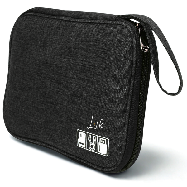 Lith Travel Organizer Digital Cable Organizer Storage Bag