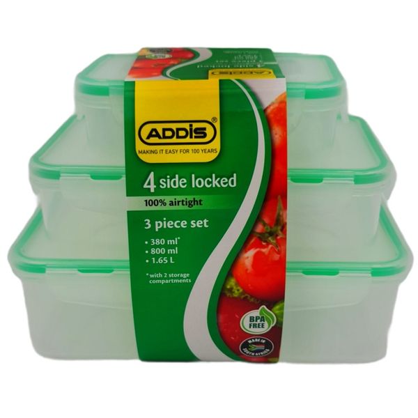Addis 3 Piece Food Storage Set