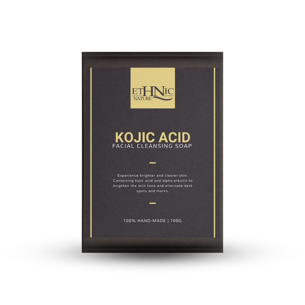 Ethnic Nature Kojic Acid Facial Cleansing Soap - 100% Hand-Made -100g