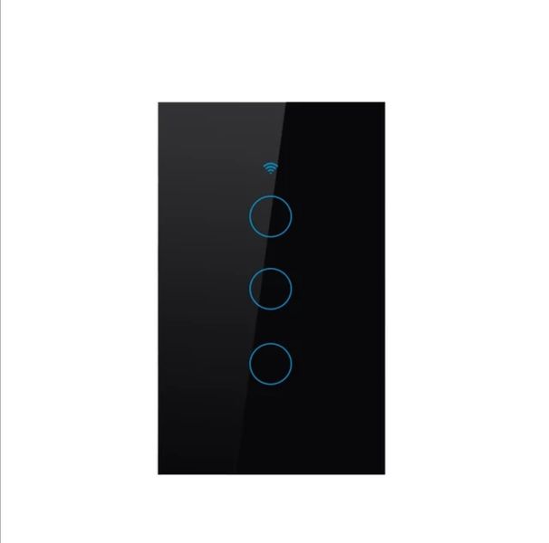 3 Gang Smart WIFI light Switch (No Neutral Wire Required)