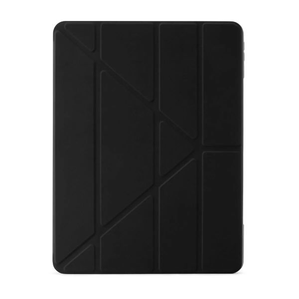 iPad Air 13 2024 Mutual Multi-fold Smart Leather Tablet Case(Black)