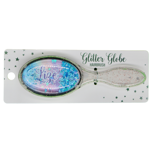 Glitter Globe Name Hairbrush - Lize