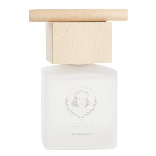 Anke Products - Sandalwood Rose WoodenTop Diffuser Retail Box