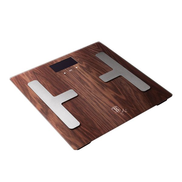 Berlinger Haus 150kg Smart Digital Body Fat Bathroom Scale - Rose Wood